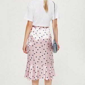 jupe mi-longue portefeuille